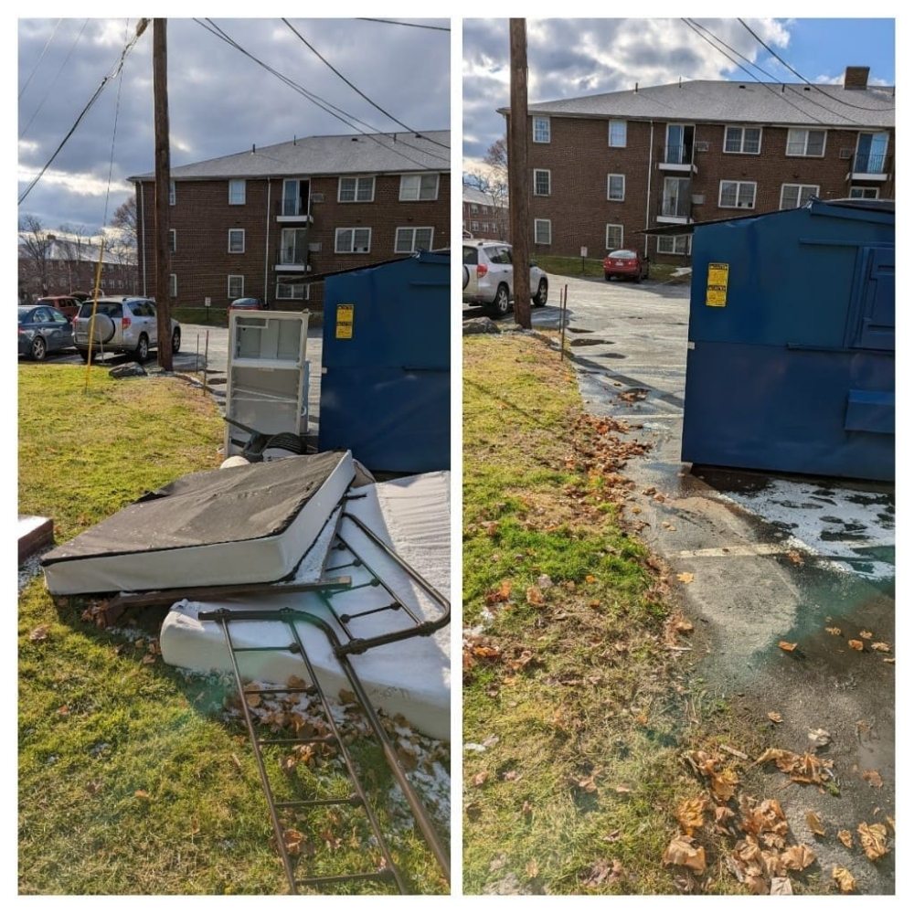 Before and After - Appliance & Furniture Removal